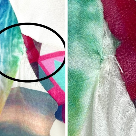 Maje Silk Bomber Jacket Multicolor Abstract Print Size 36 XS - Small - Picture 13 of 16